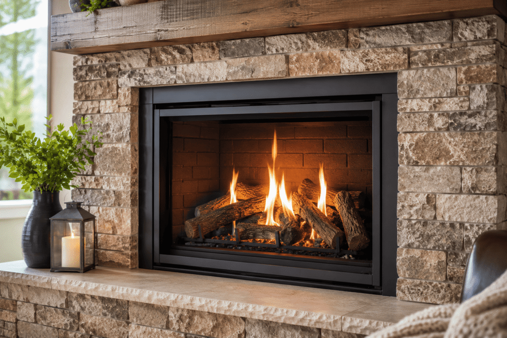 Gas Fireplace In Home